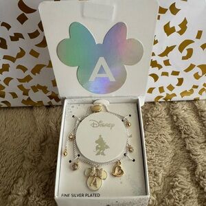 Disney Gold and Silver Charm Bracelet
